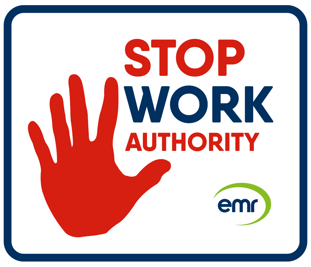 Stop Work logo